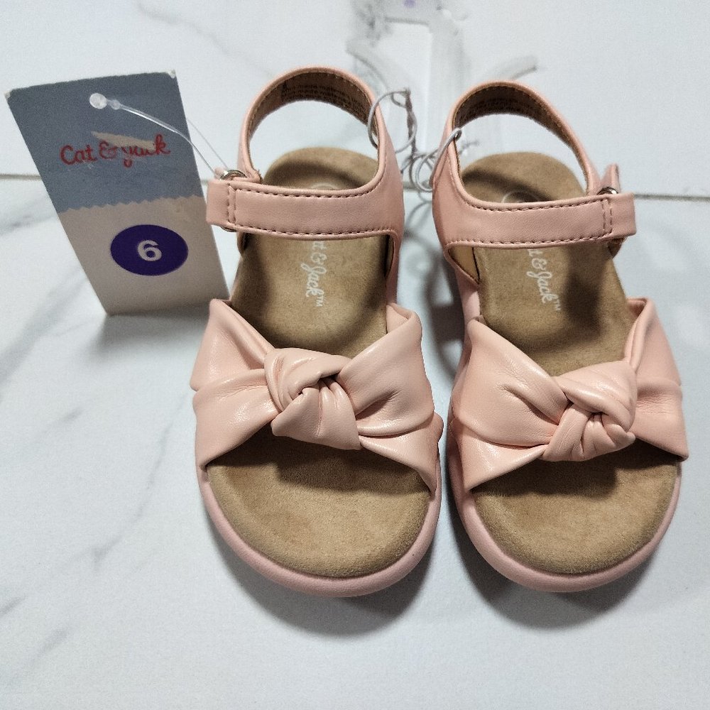 Cat and Jack Toddler Girls' Pam Footbed Sandals